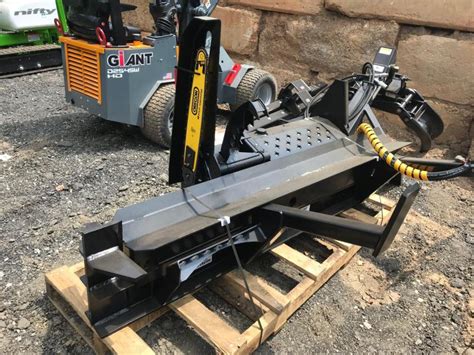 skid steer mounted wood processor|halverson skid steer firewood processor.